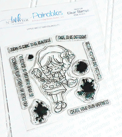 Little Artist Kiki Stamp Set