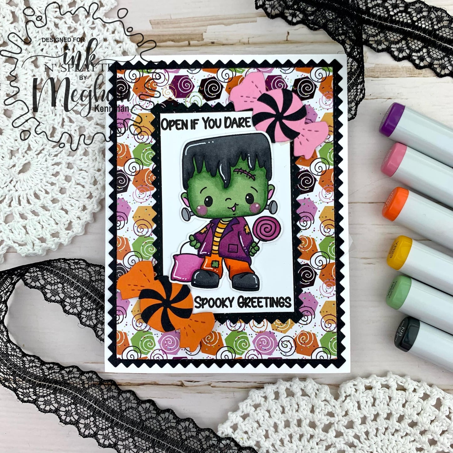 Little Boy Boos Halloween Stamp Set
