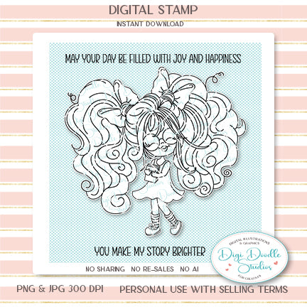 Lorelai Digi Stamp