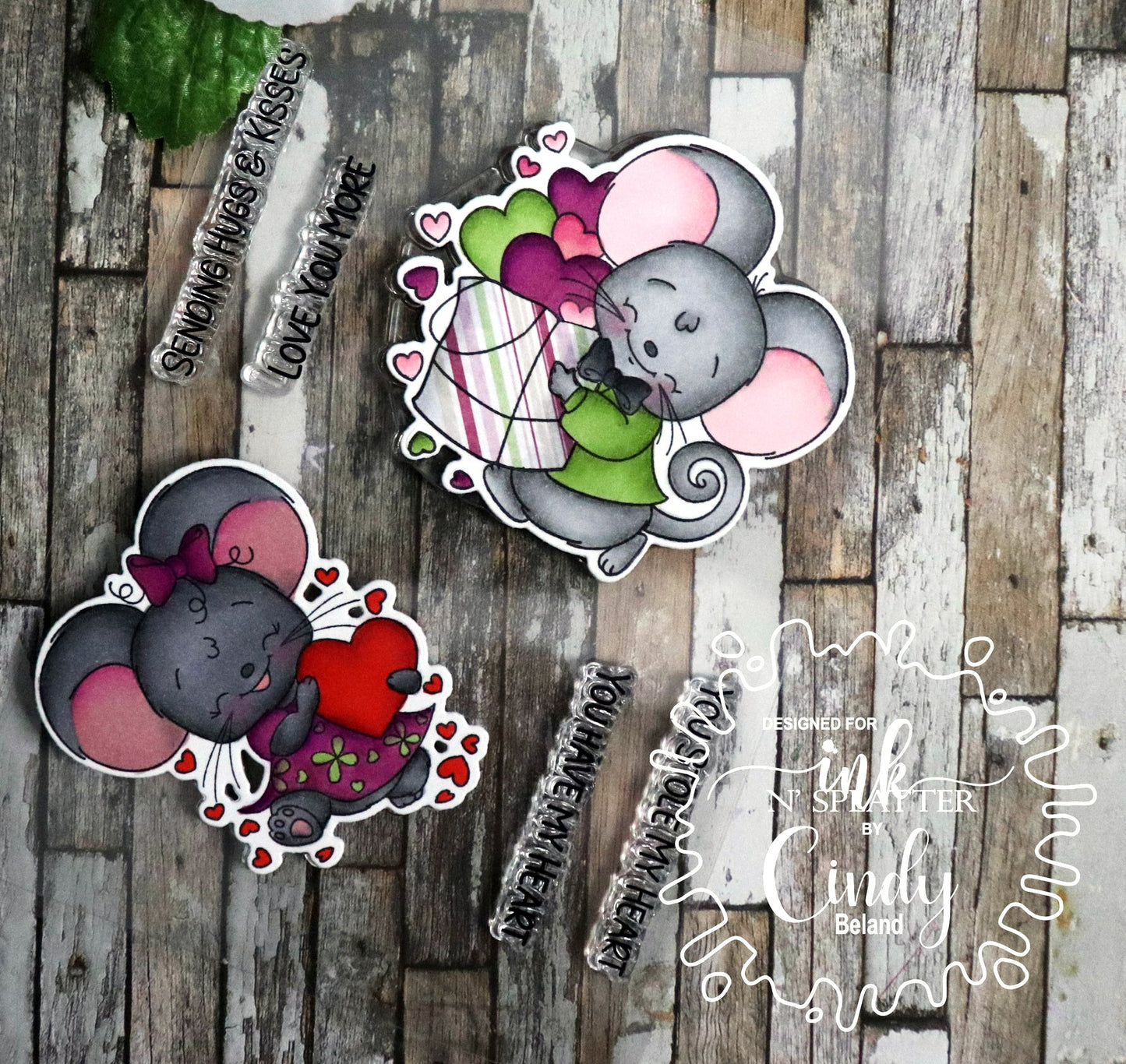 Lovable Mice Stamp Set