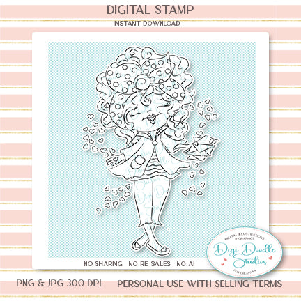 Love Letters Digi Stamp