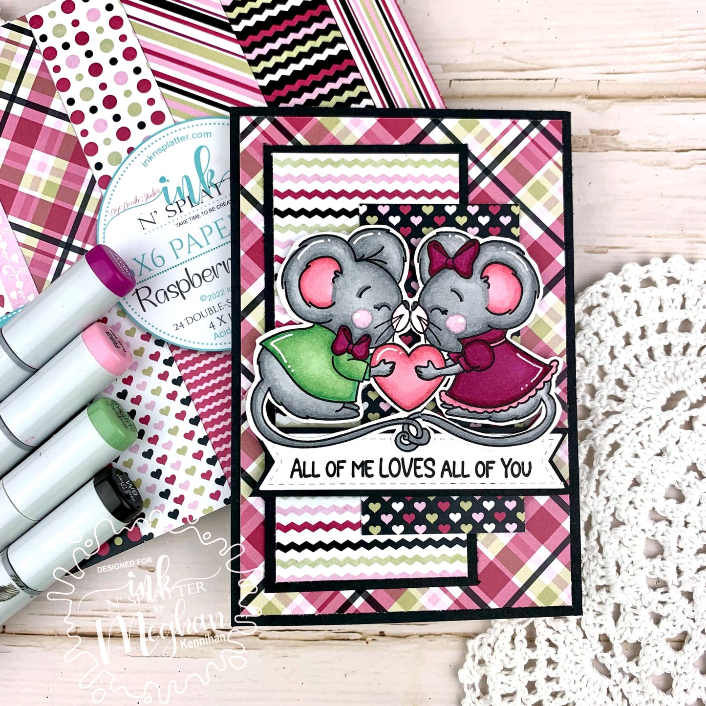 Kissing Mice Stamp Set