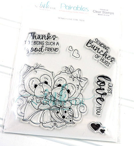 Monkey Love Stamp Set