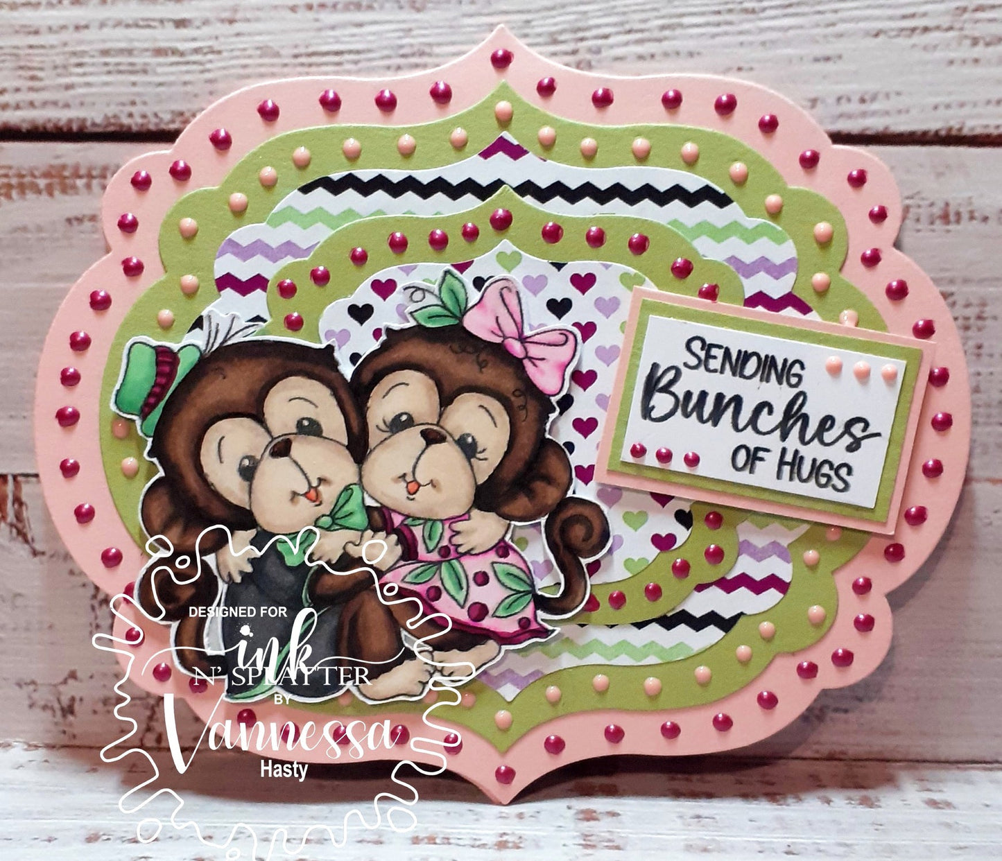 Monkey Love Stamp Set