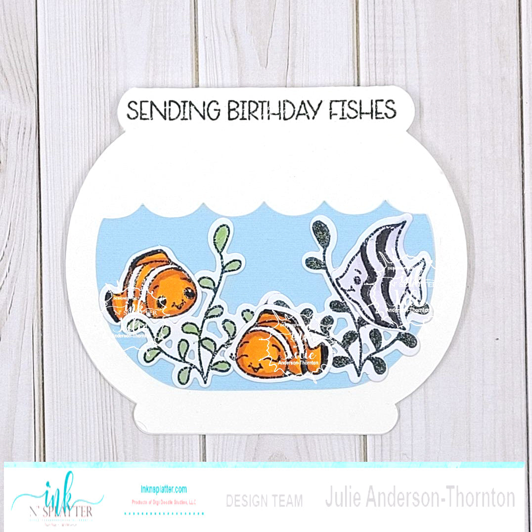 O-Fish-Ally Fin-Tastic Stamp Set