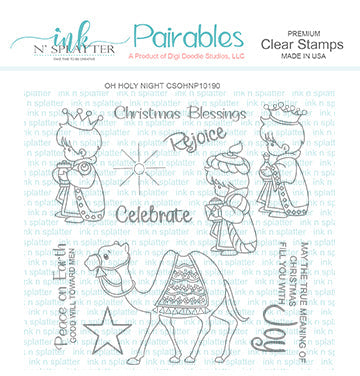 Oh Holy Night Pairables Clear Stamp Set