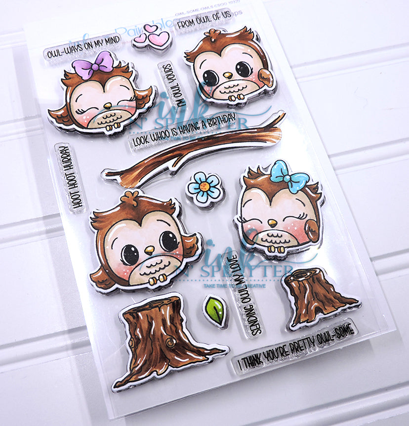 Owl-Some Owls Stamp Set