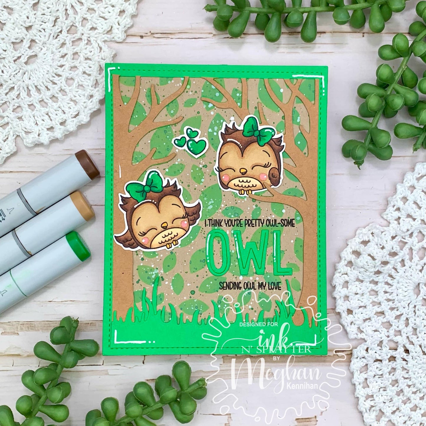 Owl-Some Owls Stamp Set