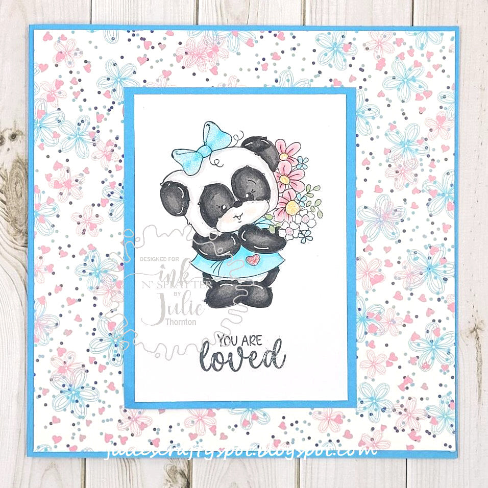 Lovable Pandas Stamp Set