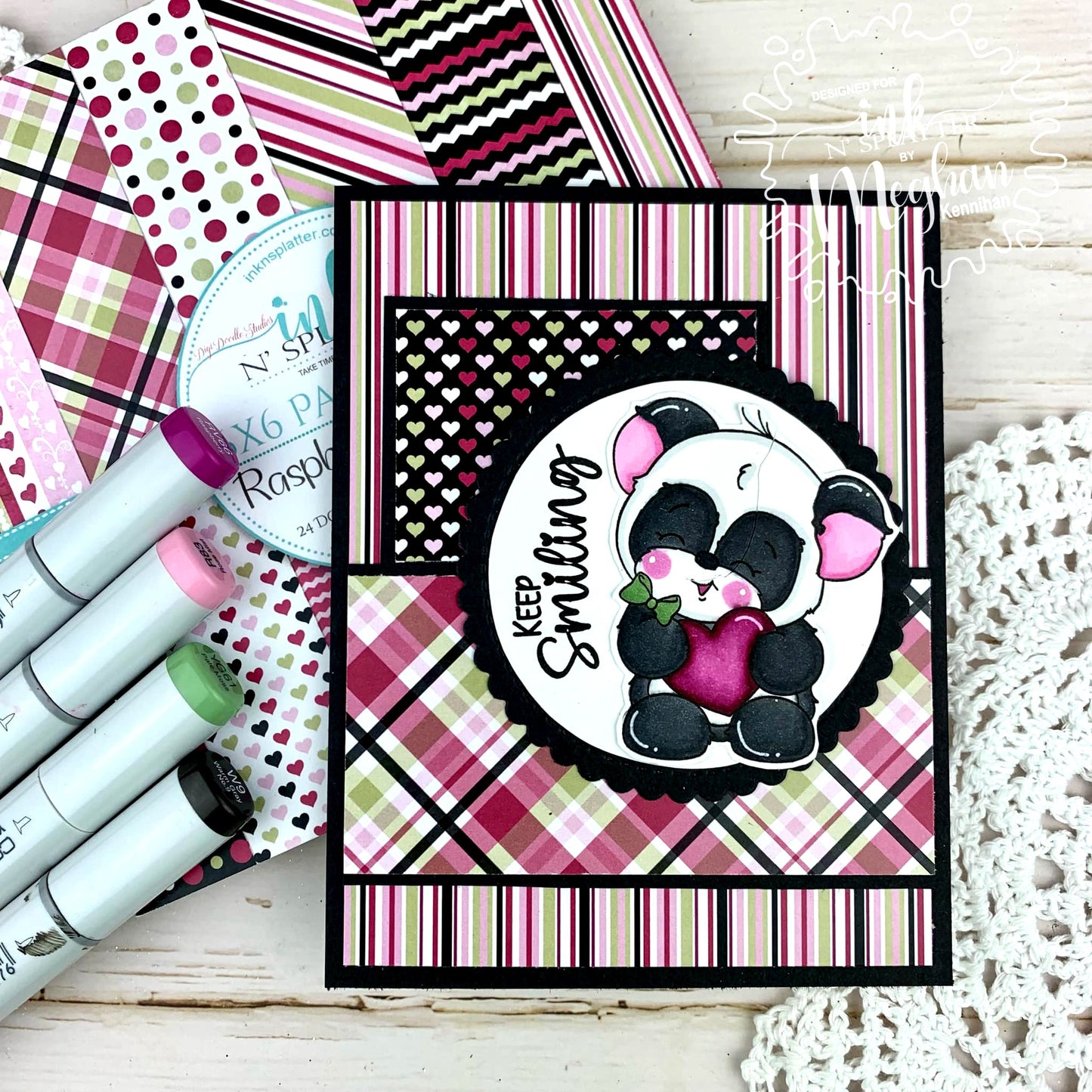 Lovable Pandas Stamp Set