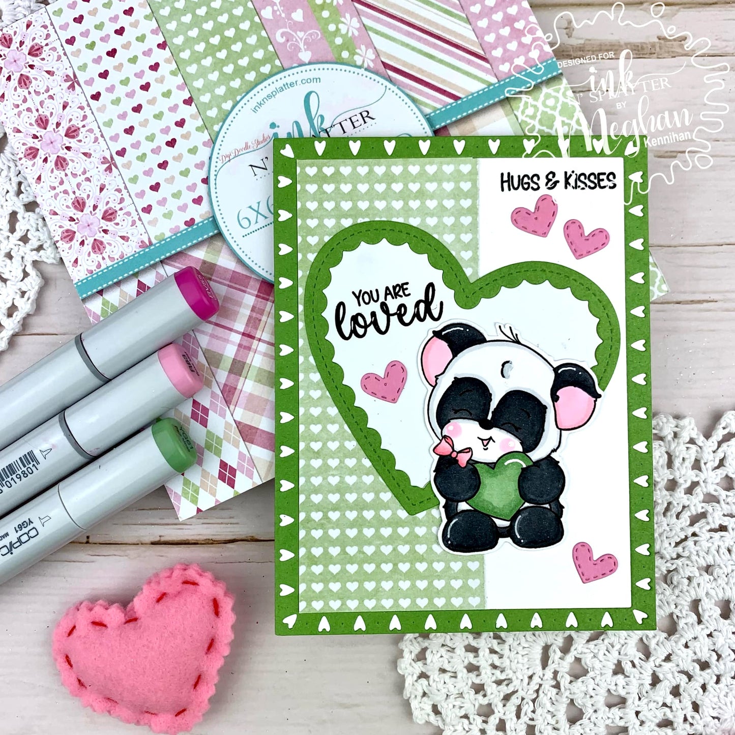 Lovable Pandas Stamp Set