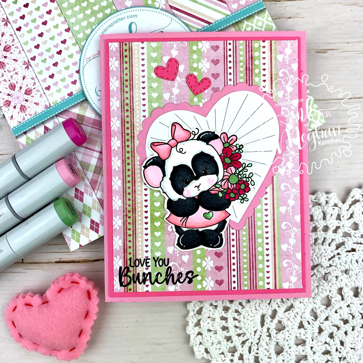 Lovable Pandas Stamp Set