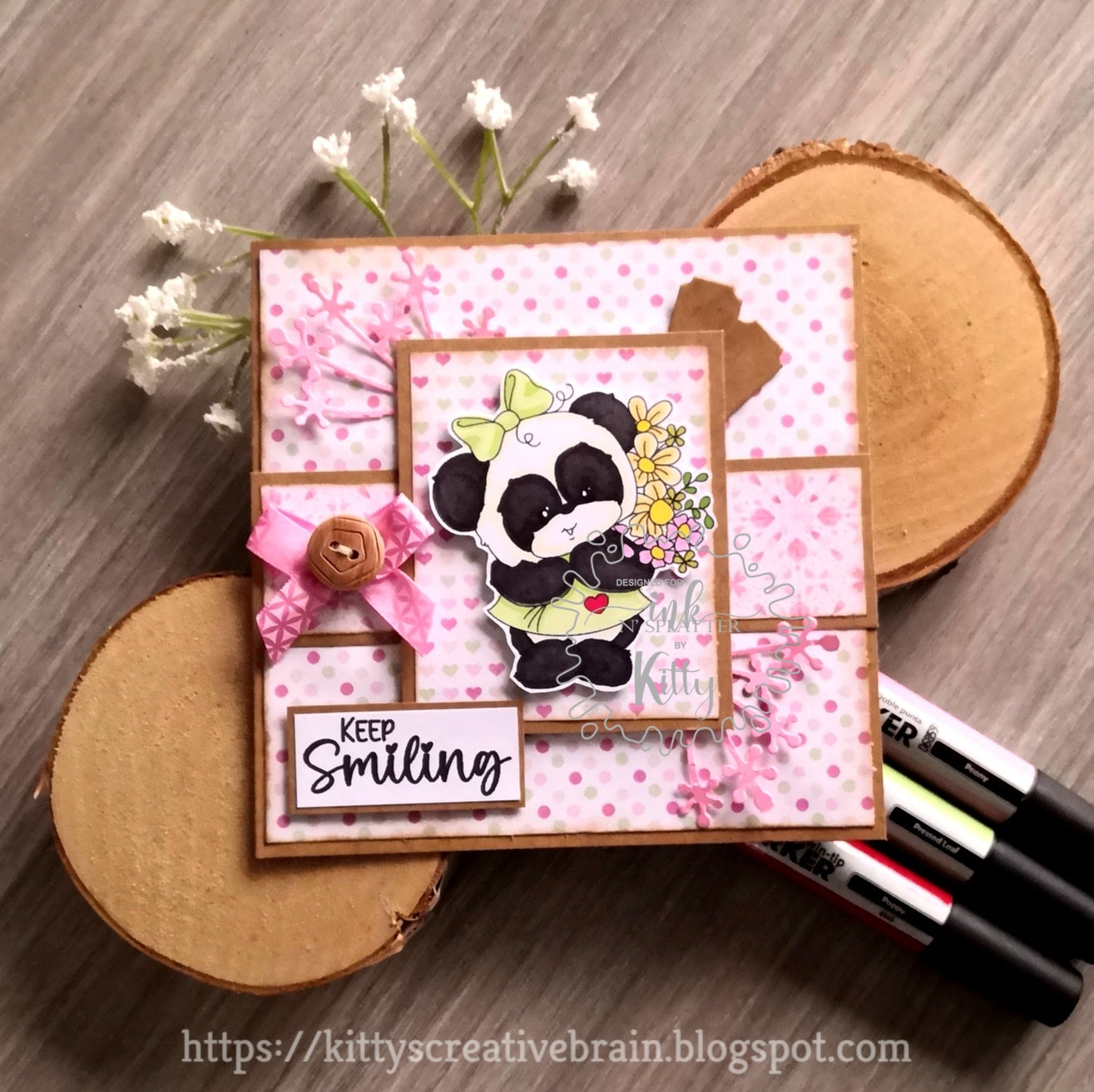 Lovable Pandas Stamp Set