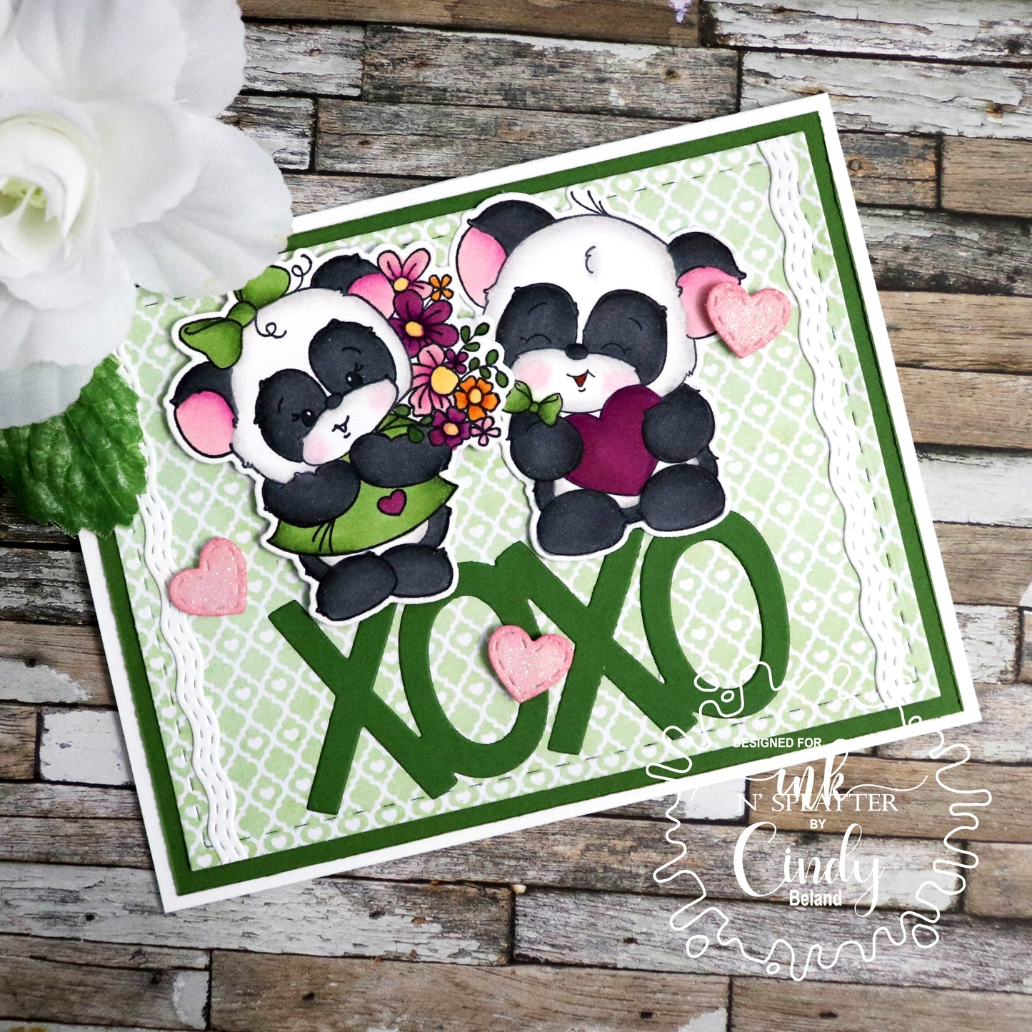 Lovable Pandas Stamp Set
