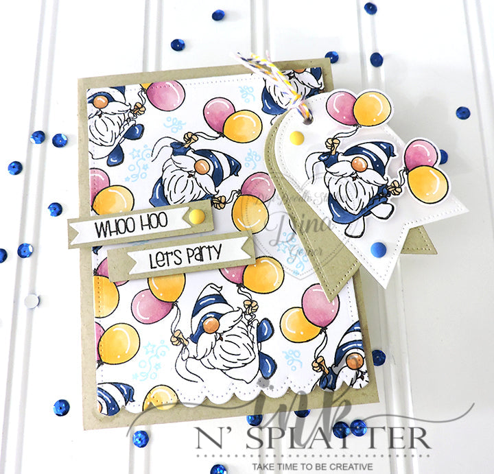 Party Gnome Celebration Stamp Set