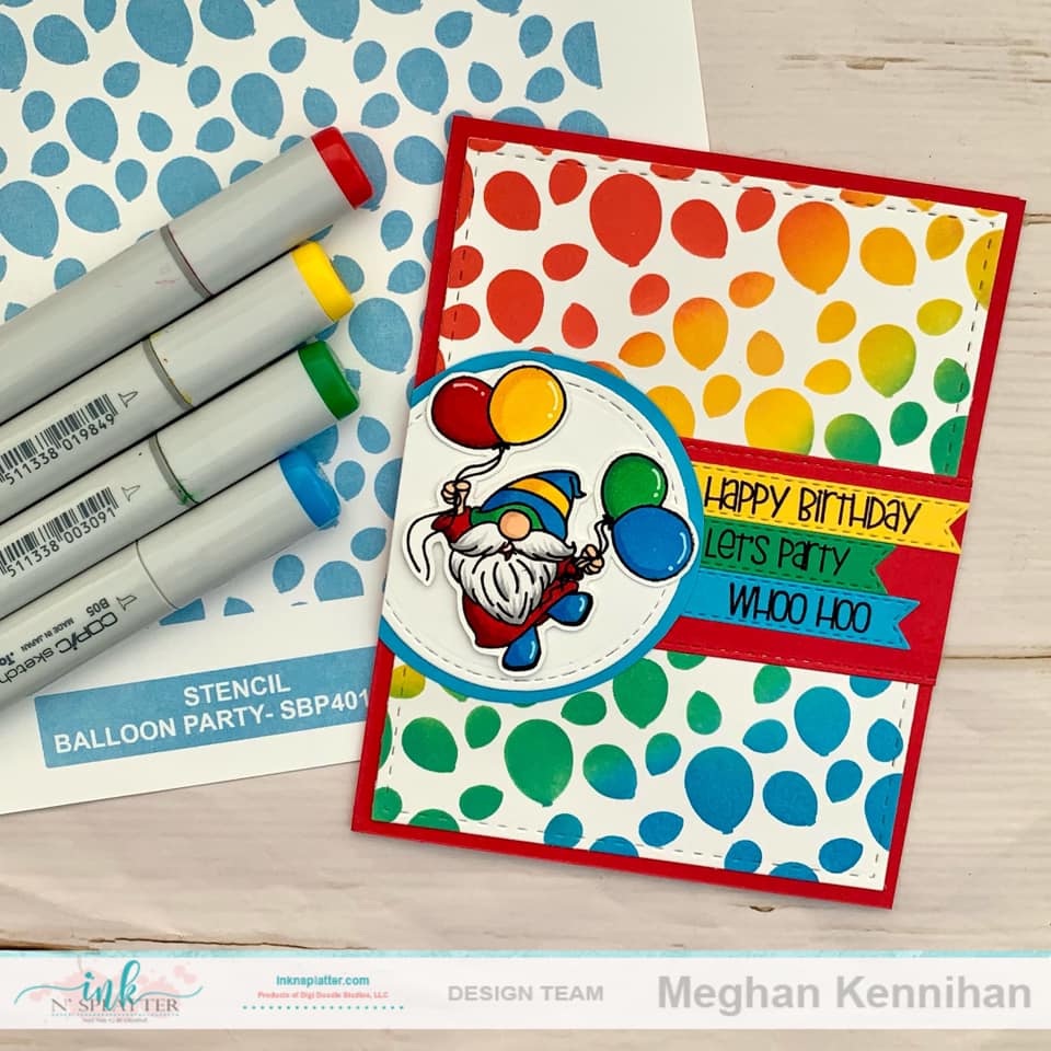 Party Gnome Celebration Stamp Set