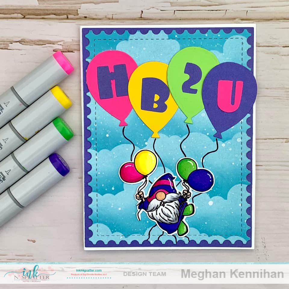 Party Gnome Celebration Stamp Set