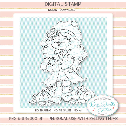Patti's Pumpkin Patch Digi Stamp