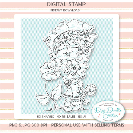 Pheobe Digi Stamp