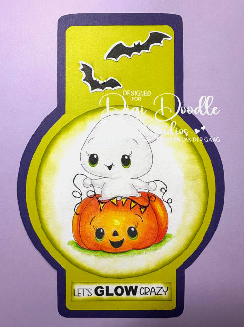 Pippa Pumpkin Phantom Digi Stamp