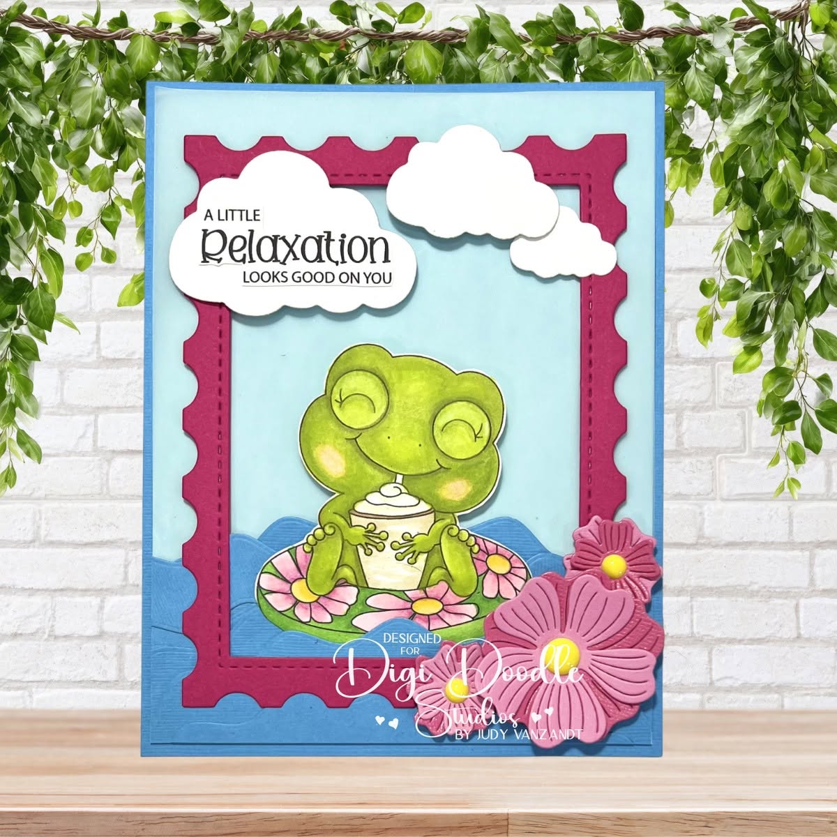 Pondside Paradise Digi Stamp