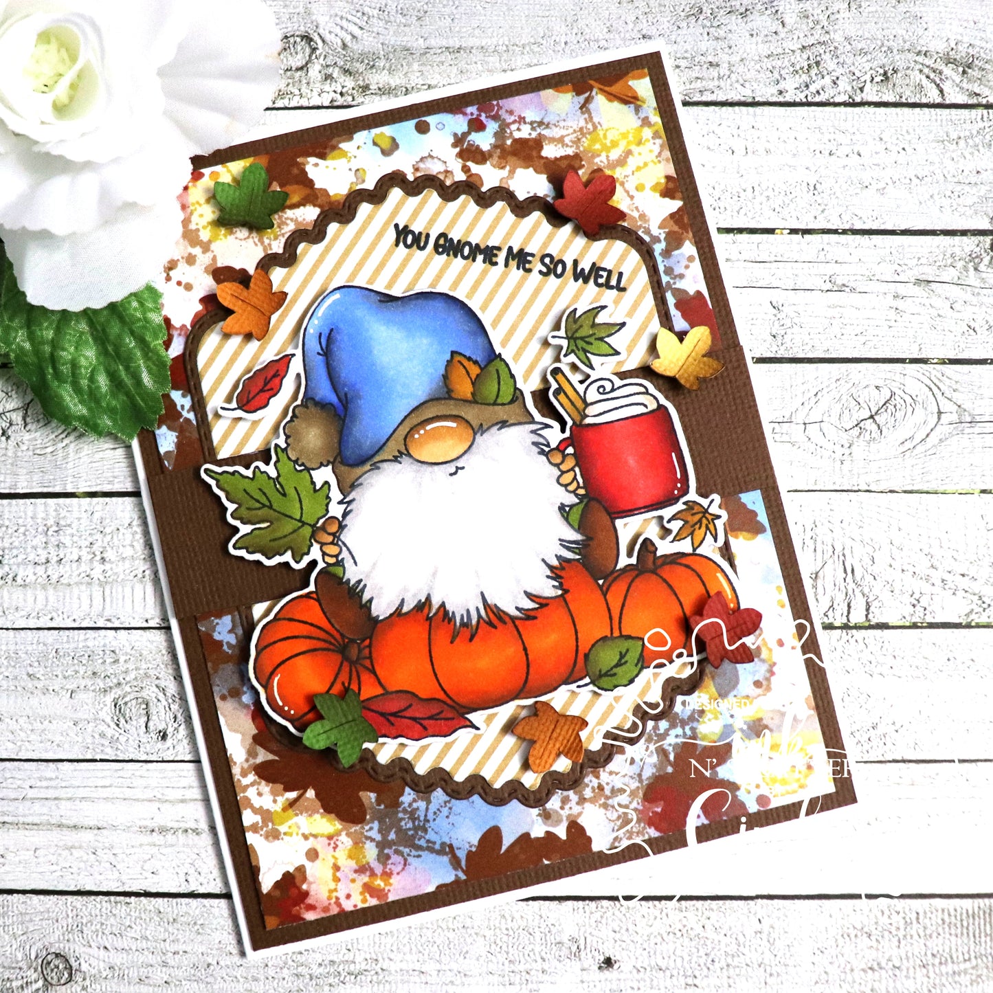 Pumpkin Spice Gnome Stamp Set