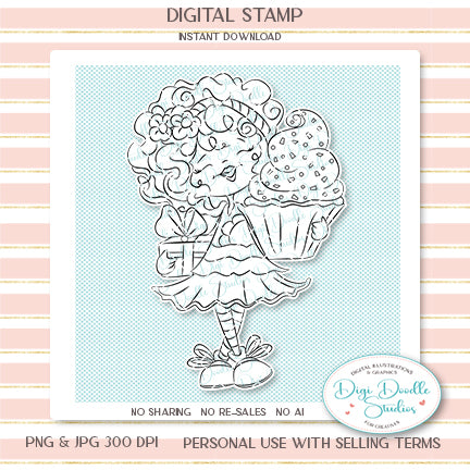 Ruby Rae Digi Stamp