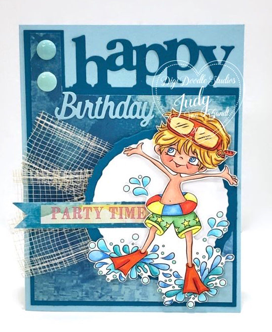 Splashin Ryan Digi Stamp