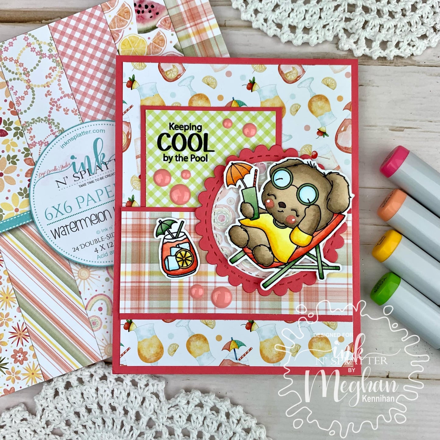 Summertime Pups Stamp Set