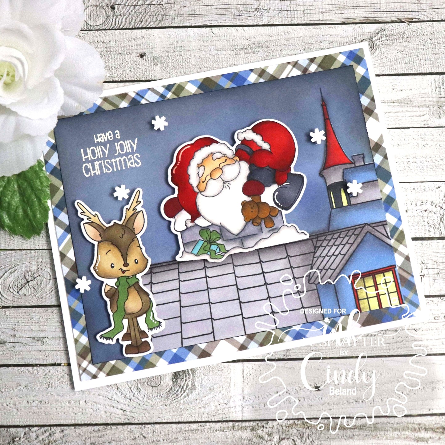Jolly Santas Stamp Set