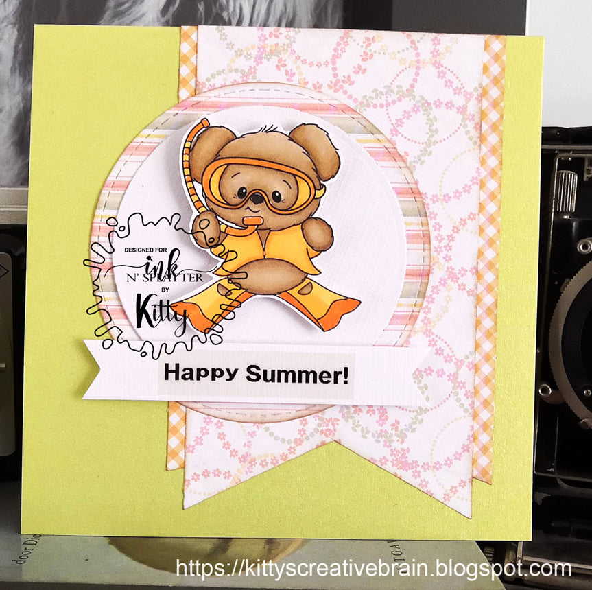 Sporty Summer Pups Stamp Set