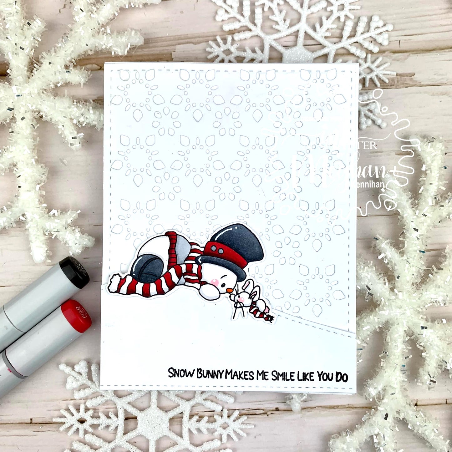 Snowflake Kisses Stamp Set