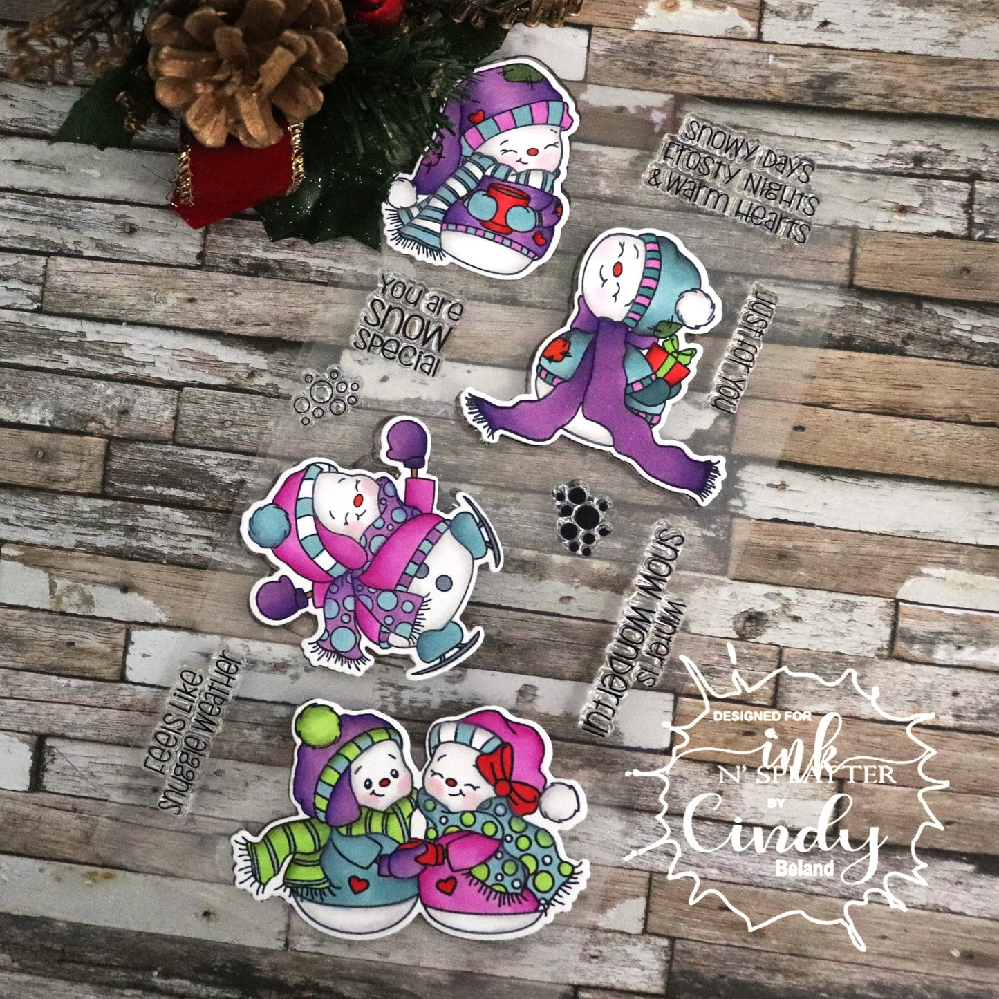 Snow Wonderful Snowmen Stamp Set