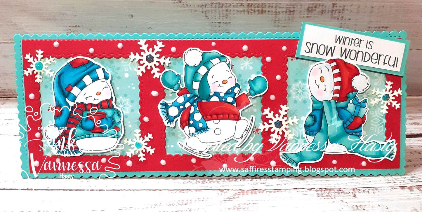 Snow Wonderful Snowmen Stamp Set