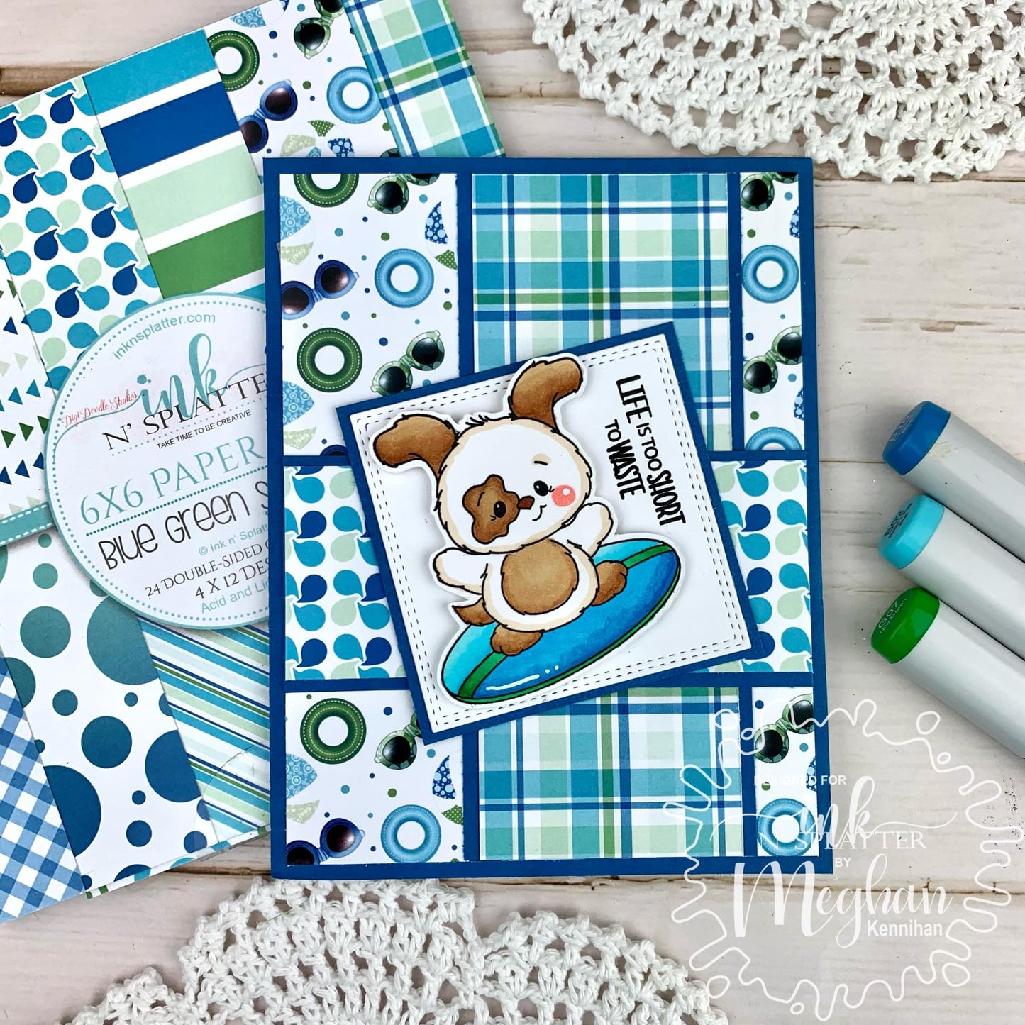 Sporty Summer Pups Stamp Set