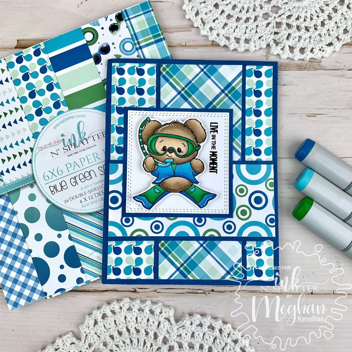 Sporty Summer Pups Stamp Set