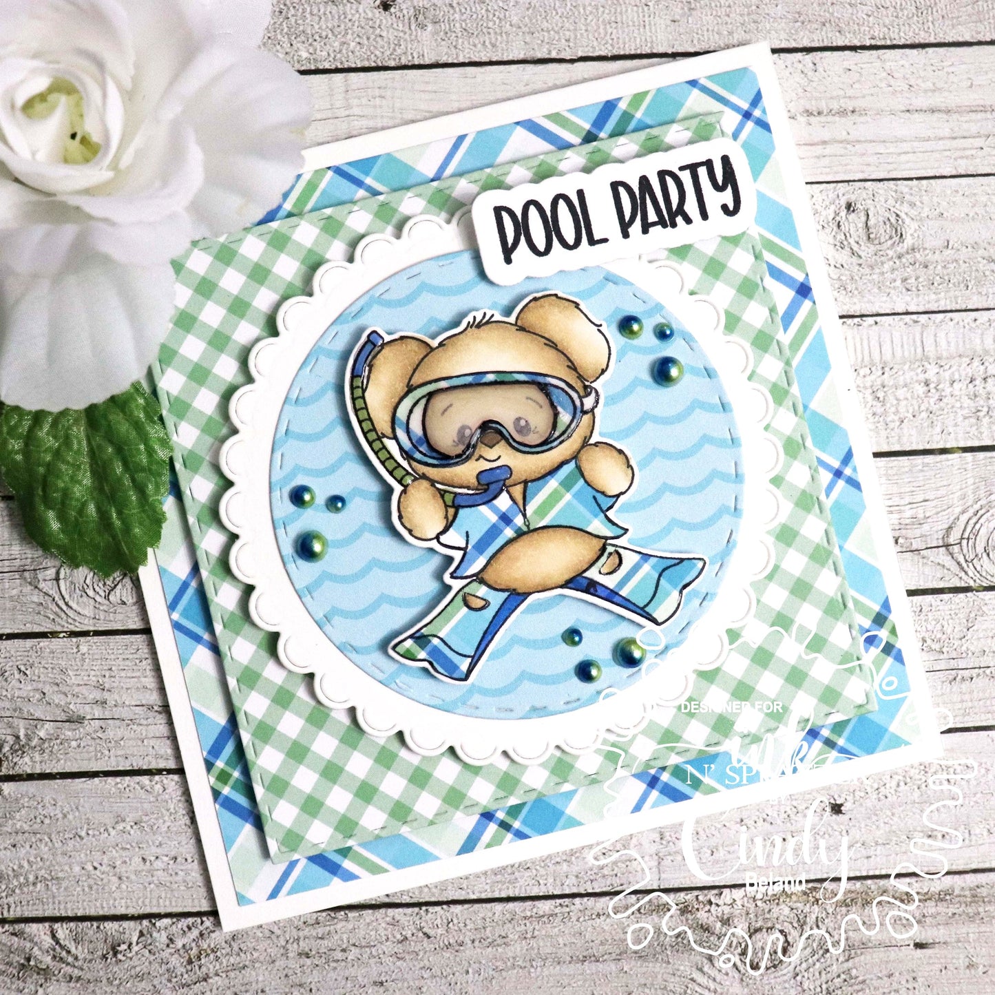 Sporty Summer Pups Stamp Set