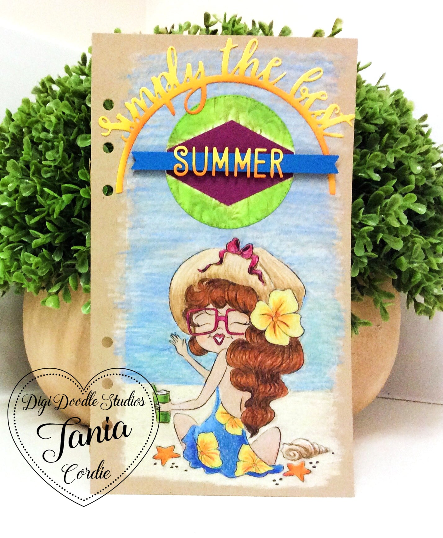 Stormi Vega Beach Girl Digi Stamp