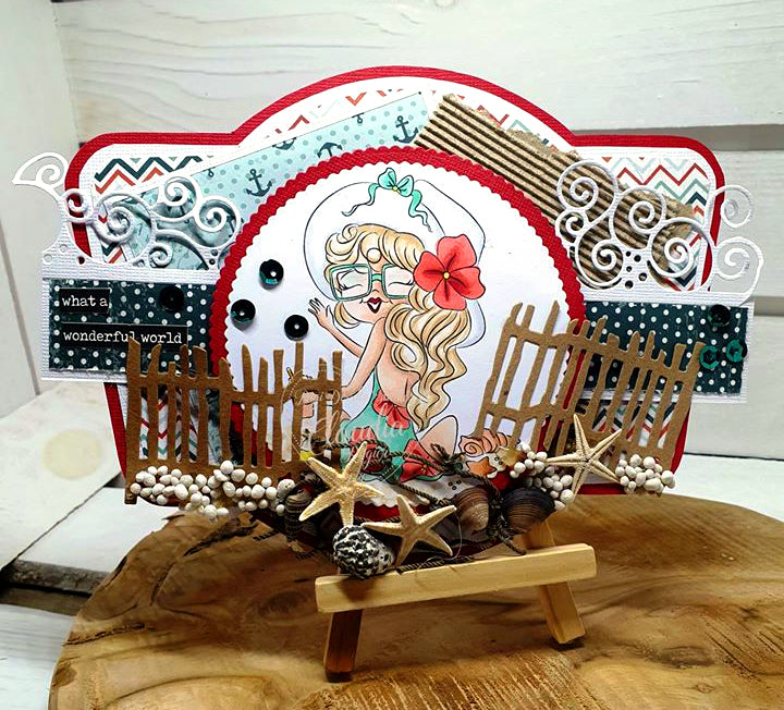 Stormi Vega Beach Girl Digi Stamp