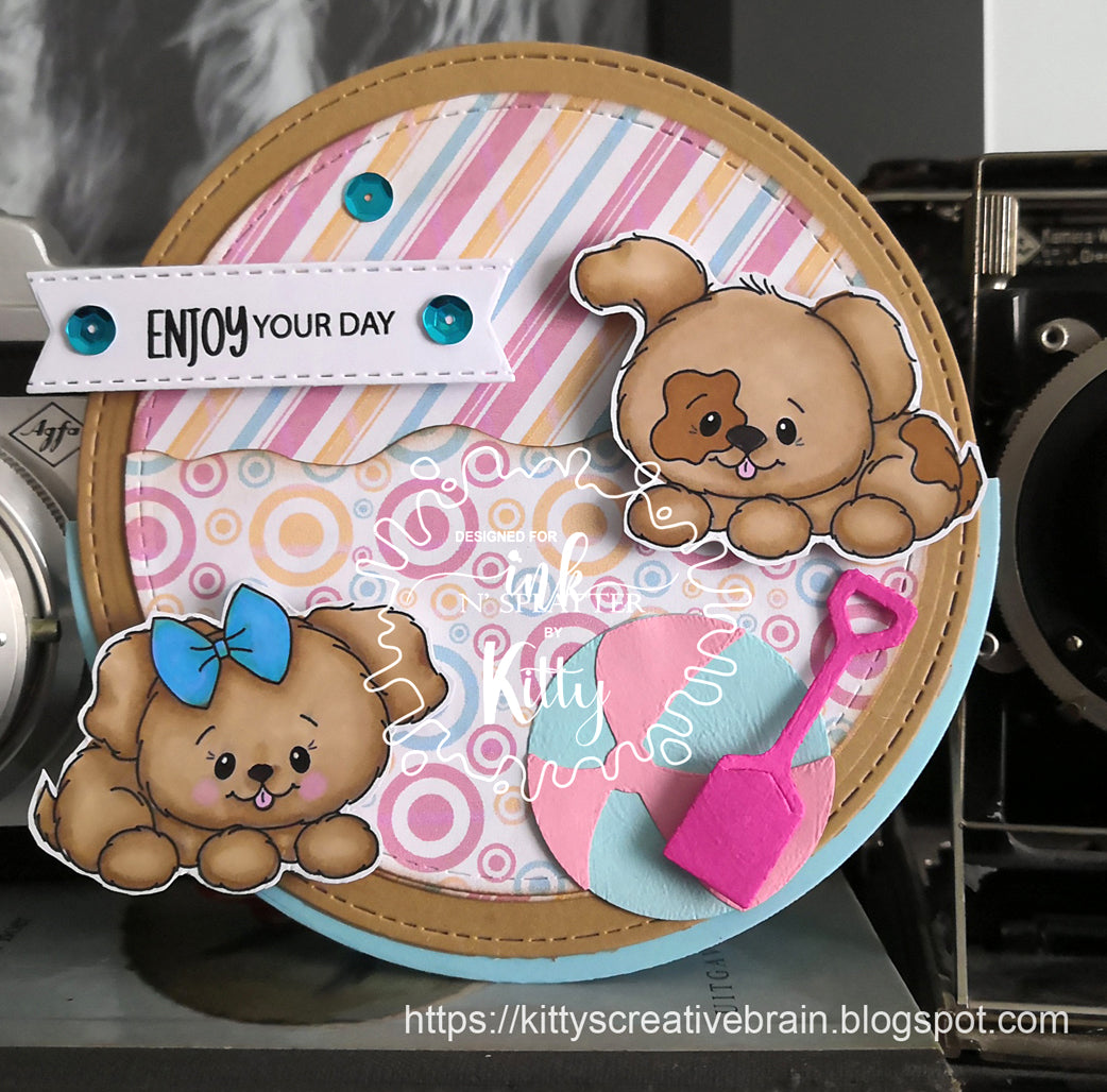 Summertime Pups Stamp Set