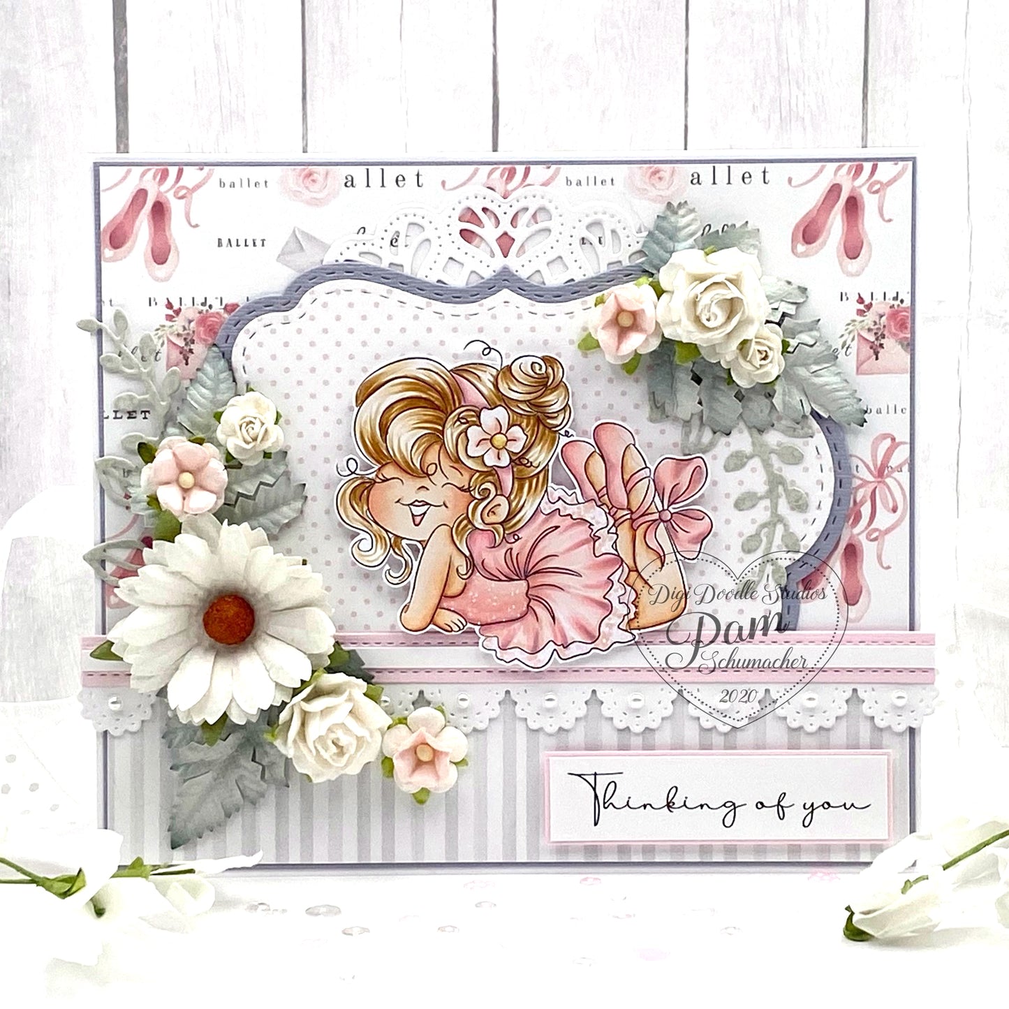 Sylvie Ballerina Digi Stamp