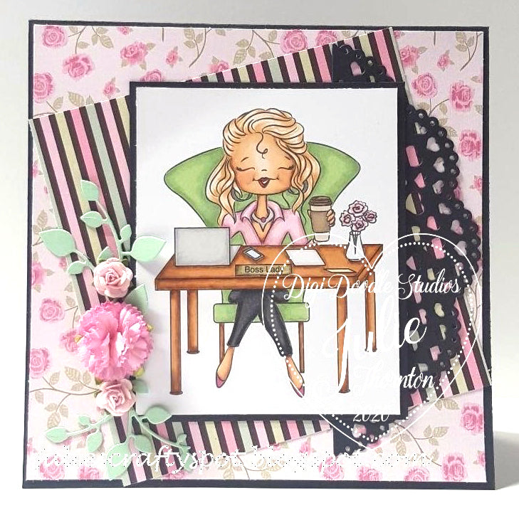 Taylor's New Job Digi Stamp