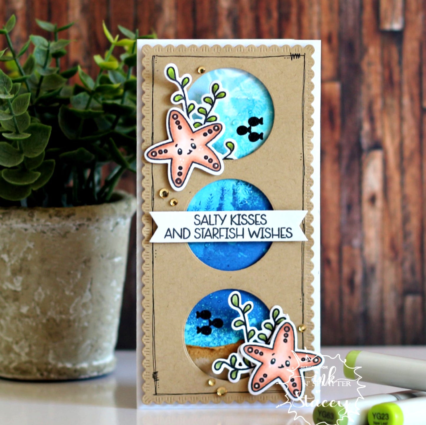 O-Fish-Ally Fin-Tastic Stamp Set