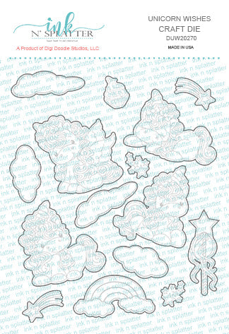 Unicorn Wishes Die Set