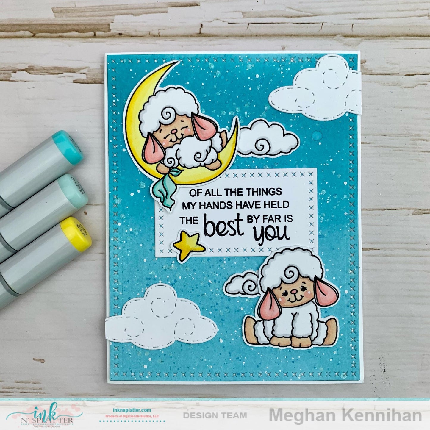 Wooly Lambs Pairables Stamp Set