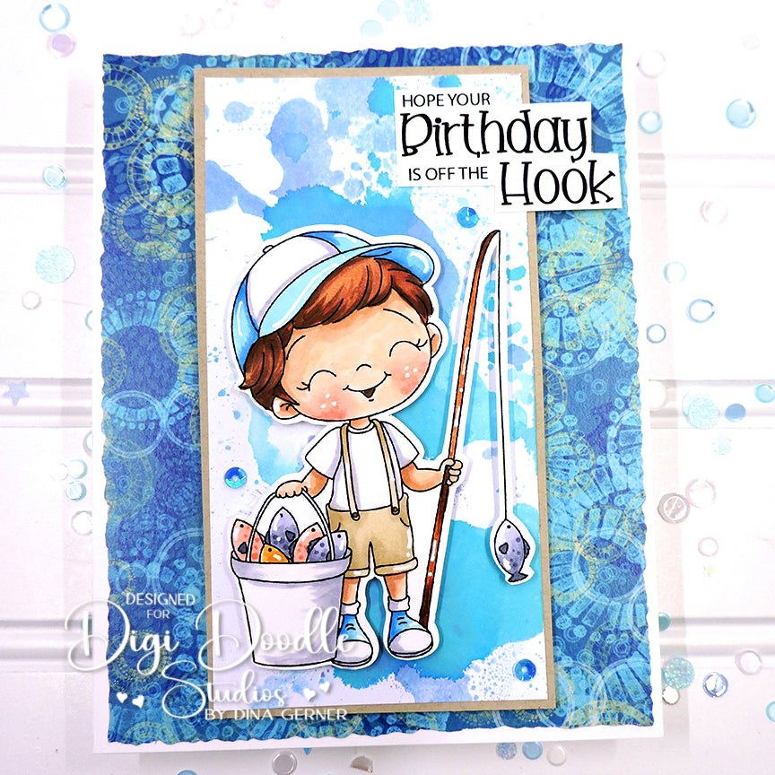 Cooper Bay Fisherboy Digi Stamp