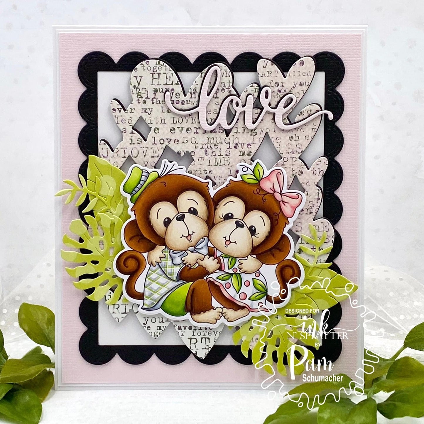 Monkey Love Stamp Set