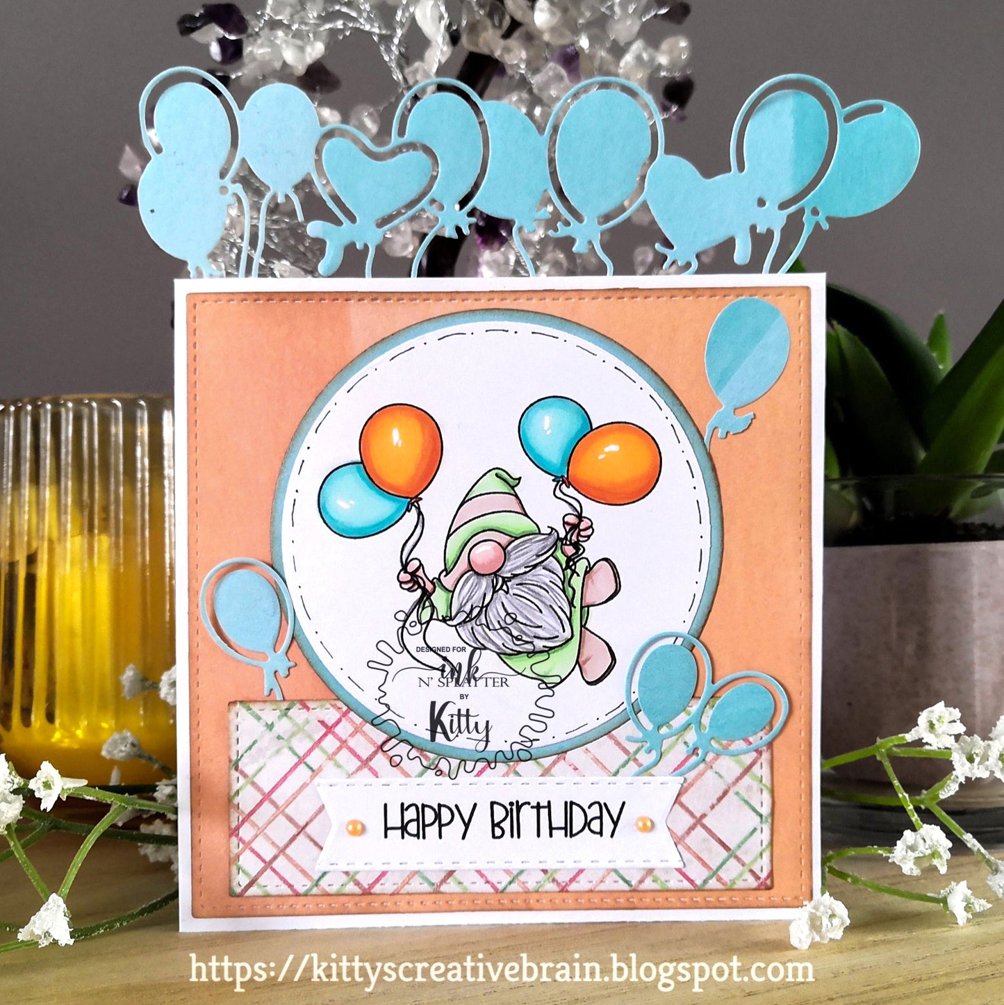 Party Gnome Celebration Stamp Set