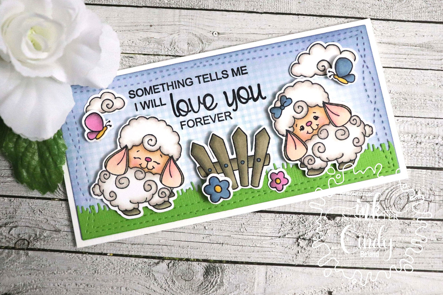 Wooly Lambs Pairables Stamp Set