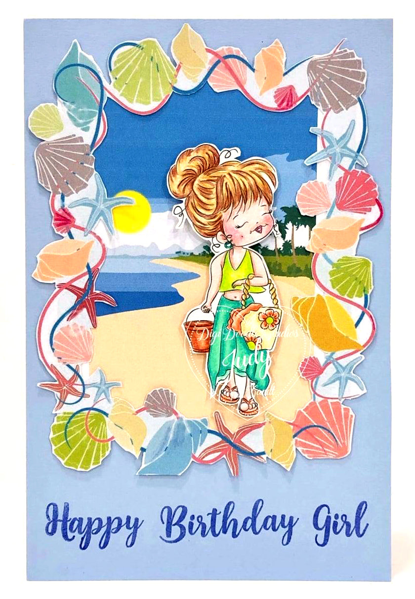 Ava Shell Collector Digi Stamp